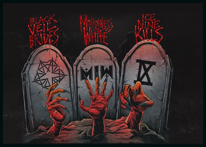 Motionless In White, Ice Nine Kills & Black Veil Brides Announce Co-Headlining Tour