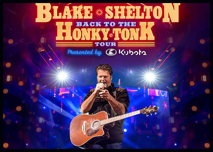 Blake Shelton Announces Second Leg Of Back To The Honky Tonk Tour In 2024