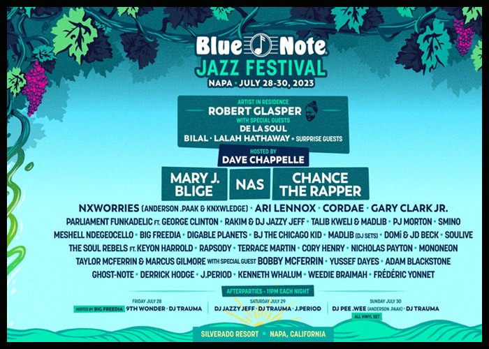 Mary J. Blige, Nas & Chance The Rapper To Headline Blue Note Jazz Festival