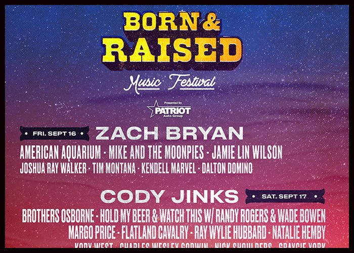 Lynyrd Skynyrd, Zach Bryan & Cody Jinks To Headline Born & Raised Music Festival