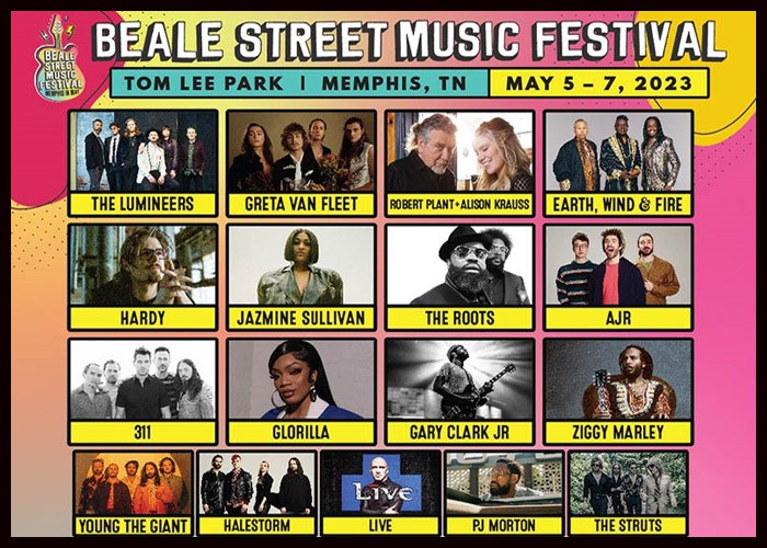 Beale Street Music Festival Reveals Star-Studded 2023 Lineup