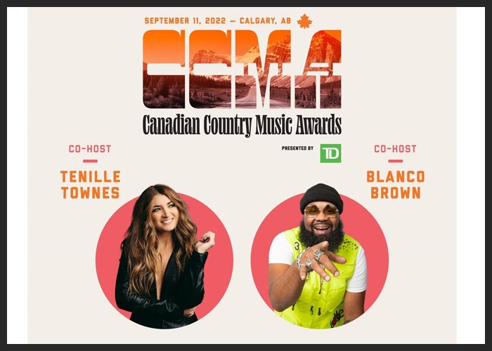 Tenille Townes, Blanco Brown To Co-Host 2022 CCMA Awards
