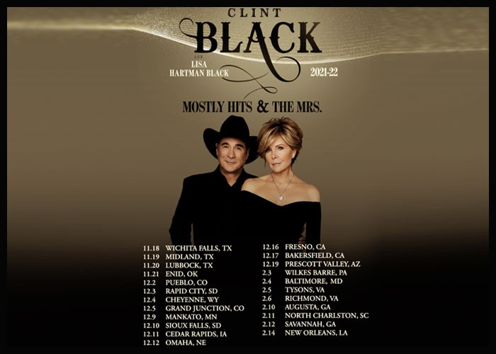 Clint Black Announces First Joint Tour With Wife Lisa Hartman