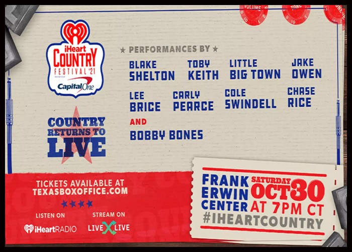 IHeartCountry Festival To Feature Blake Shelton, Toby Keith, Little Big Town & More