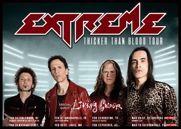 Extreme Add Dates To ‘Thicker Than Blood Tour’ With Living Colour