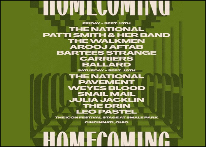 The National’s Homecoming Festival To Return With Patti Smith, Pavement & More