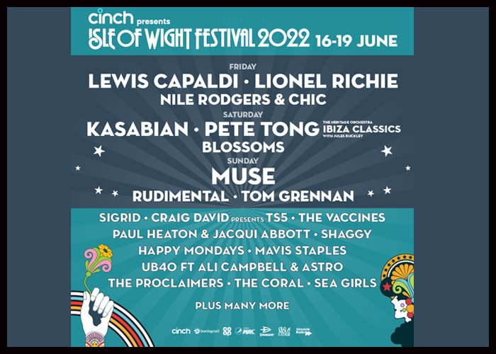 Muse, Lewis Capaldi, Lionel Richie & More To Play Isle Of Wight Festival 2022