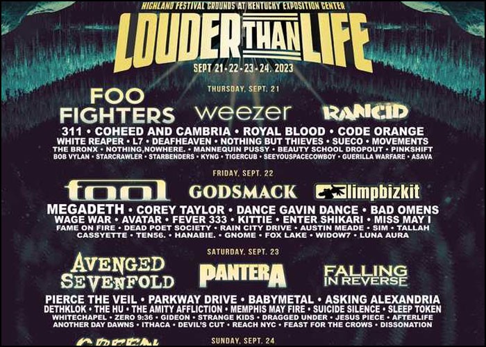 Louder Than Life 2023 Reveals Star-Studded Lineup