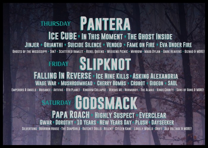Slipknot, Pantera & Godsmack To Headline Rock Fest 2023