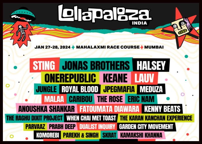 Sting, Jonas Brothers, Halsey & OneRepublic To Headline Lollapalooza India