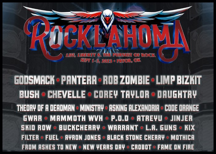 Godsmack, Pantera, Rob Zombie & Limp Bizkit To Headline Rocklahoma 2023