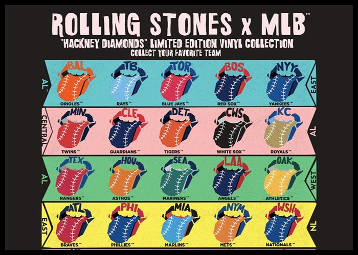 Rolling Stones Team Up With MLB To Release Exclusive Team Versions Of 'Hackney Diamonds'