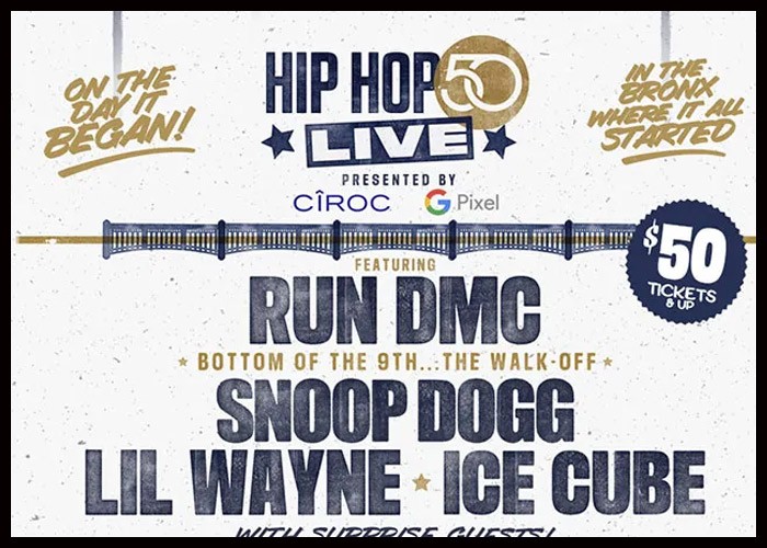 Run-DMC, Lil Wayne, Snoop Dogg & Ice Cube To Headline Hip Hop 50 Live