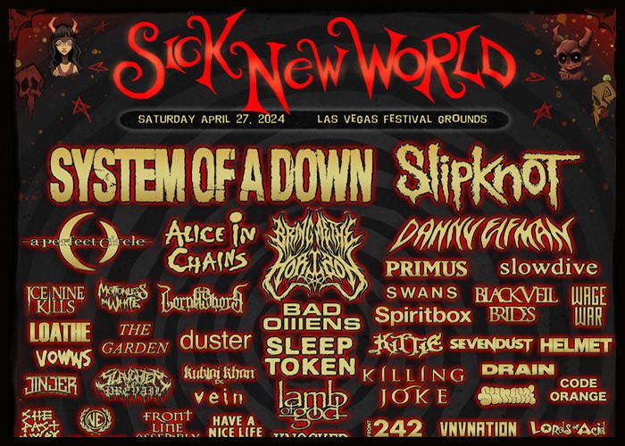 System Of A Down To Headline Sick New World 2024