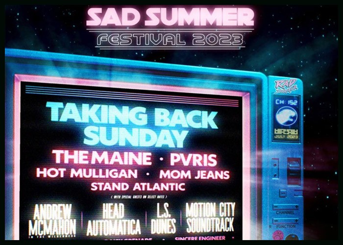 Taking Back Sunday To Headline Sad Summer Festival 2023