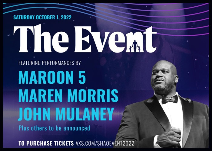 Maroon 5, Maren Morris To Headline 2022 Shaquille O’Neal Foundation’s ‘The Event’