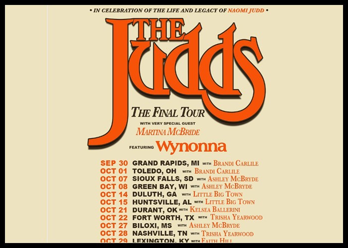 Wynonna Judd Reveals Full Lineup For ‘The Judds: The Final Tour’