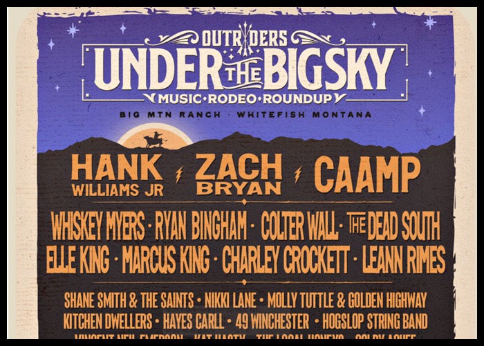 Hank Williams Jr., Zach Bryan To Headline Under The Big Sky Festival