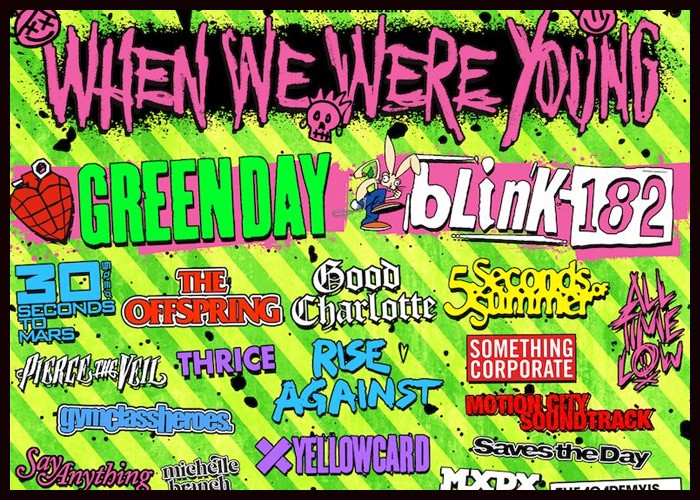 Green Day, Blink-182 To Headline 2023 When We Were Young Festival
